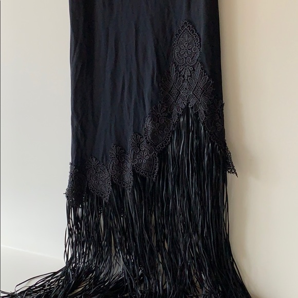 Jiki Monte Carlo Creations | Long Fringed Skirt - Picture 3 of 8